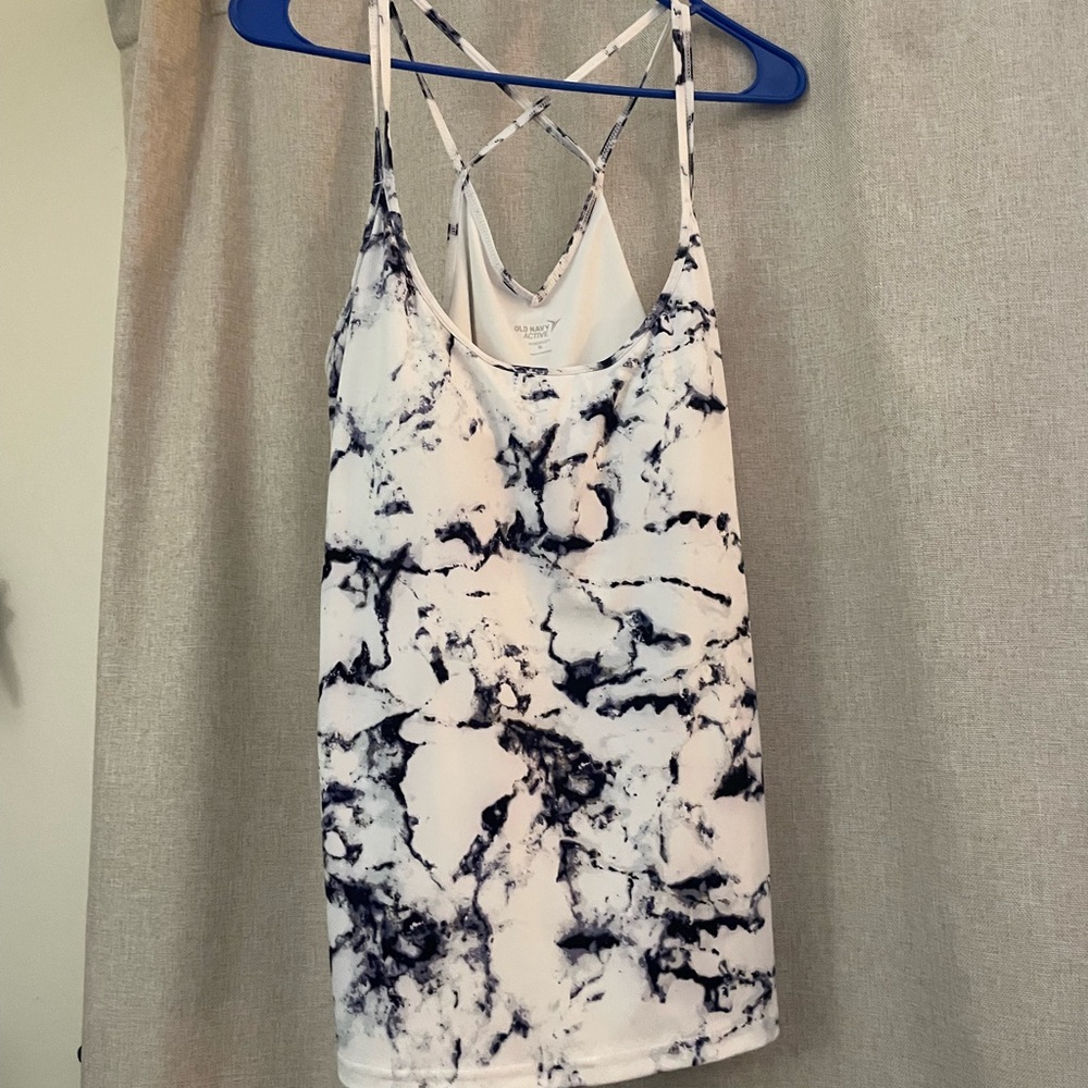 Old Navy Active Shirt Criss Cross Back XL NWT